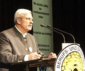 Manfred Hederer - Ehrenpäsident des DBIB. Foto: DBIB