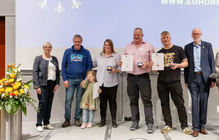 Preisträger in der Kategorie Rapshonig. Foto: DBIB/Jan Gutzeit