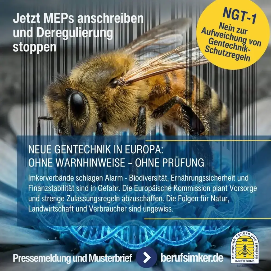 NGT-Deregulierung in der EU stoppen – jetzt Minister anschreiben